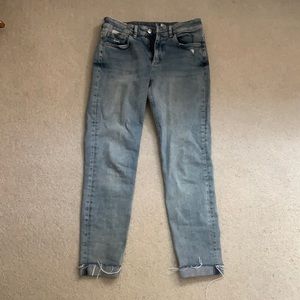 &DENIM light wash jeans